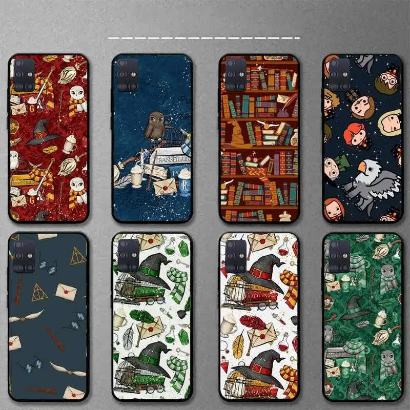 

Movie Harries Potters cartoon Phone Case For Samsung A20E A32 A31 A21 A12 A11 A02 A71 A51 A20S A70 A50S soft Cover Fundas
