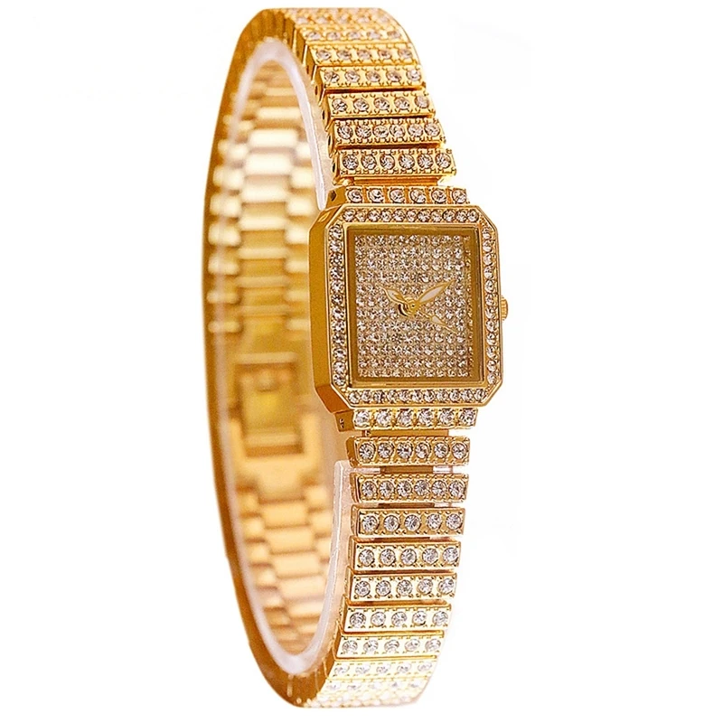 

Часы женские, кварцевые, со стразами, стразы, браслет, наручные часы, 2020