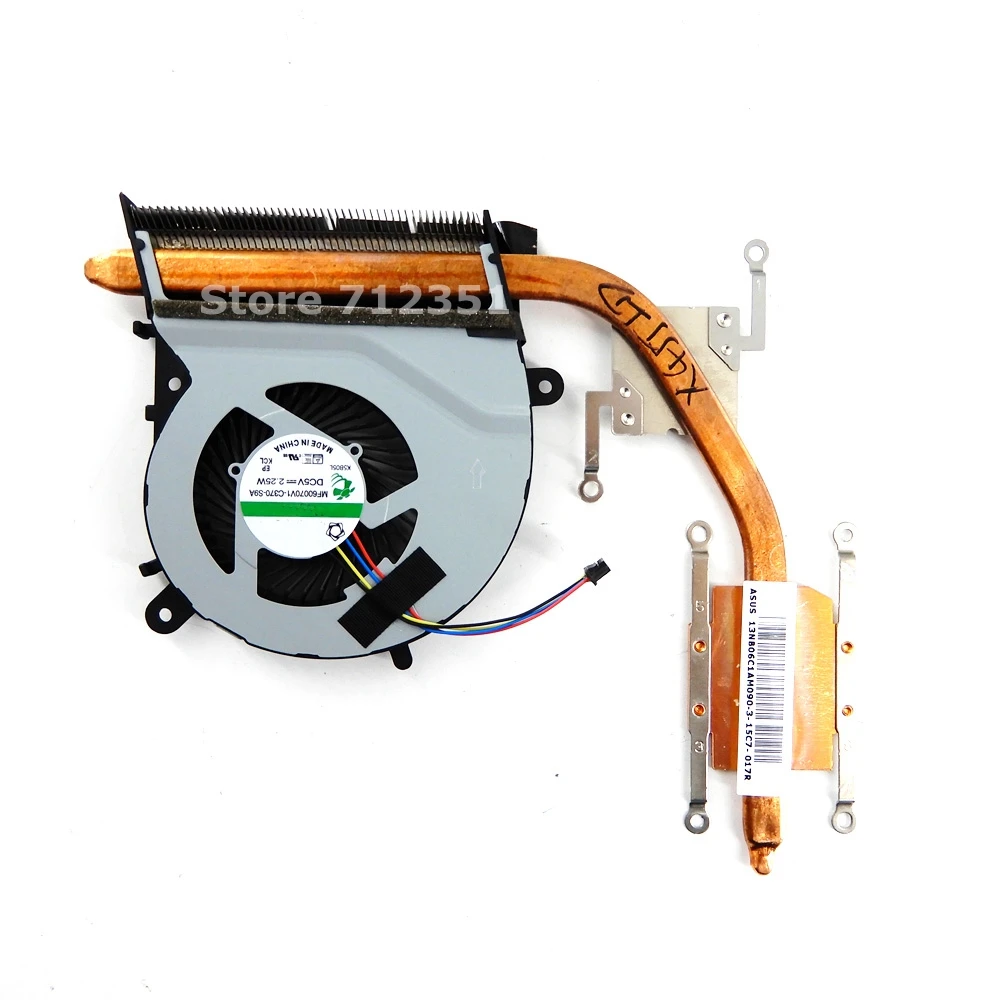 Радиатор X455LD для процессора ASUS A455 A455L K455L X455LJ Y483L|Кулеры и системы охлаждения