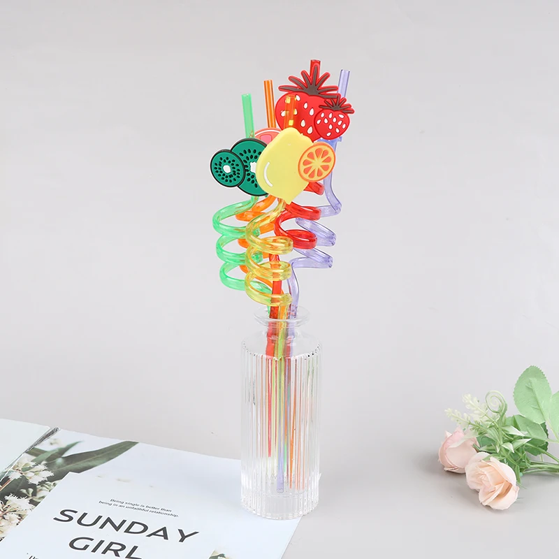 5 шт. многоразовые пластиковые соломинки для напитков | Дом и сад