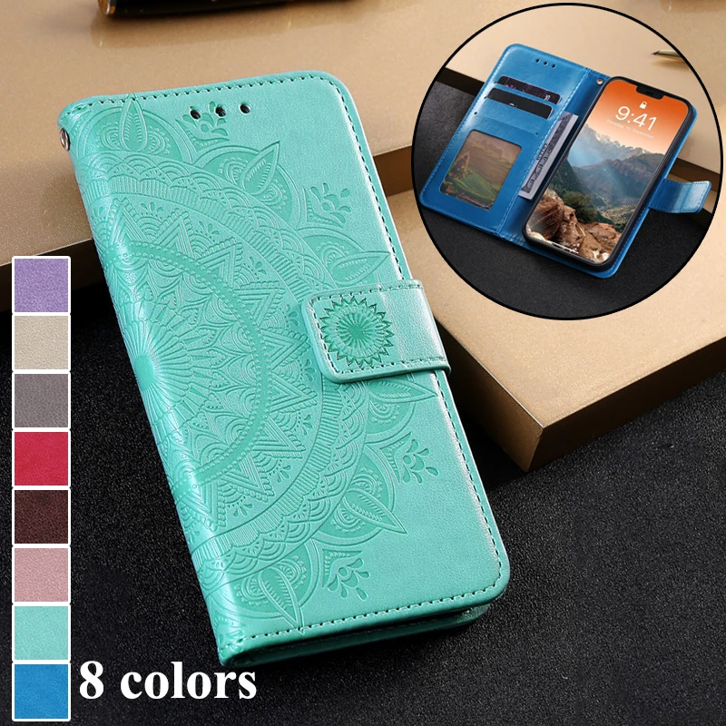 

Totem Embossing Wallet Leather Flip Cover For XiaoMi Poco X3 NFC CC9E 8 Lite F1 Note10 Lite 11 10T Pro Phone Bags Case Coque
