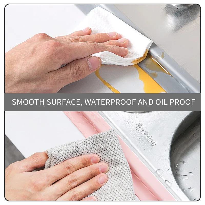 

2021 Bathroom Shower Sink Bath Sealing Strip Tape White PVC Self adhesive Waterproof Wall Sticker for Bathroom Kitchen