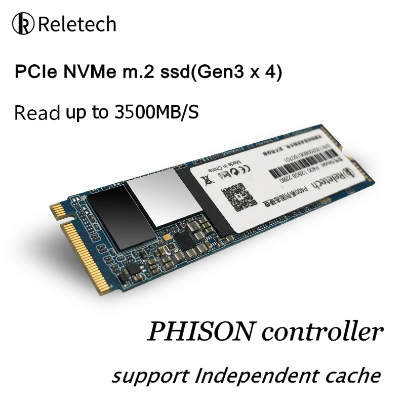 Reletech SSD M2 NVMe PCIe 256 ГБ 512 1 ТБ 2 M.2 твердотельный накопитель независимых Кэш 2280
