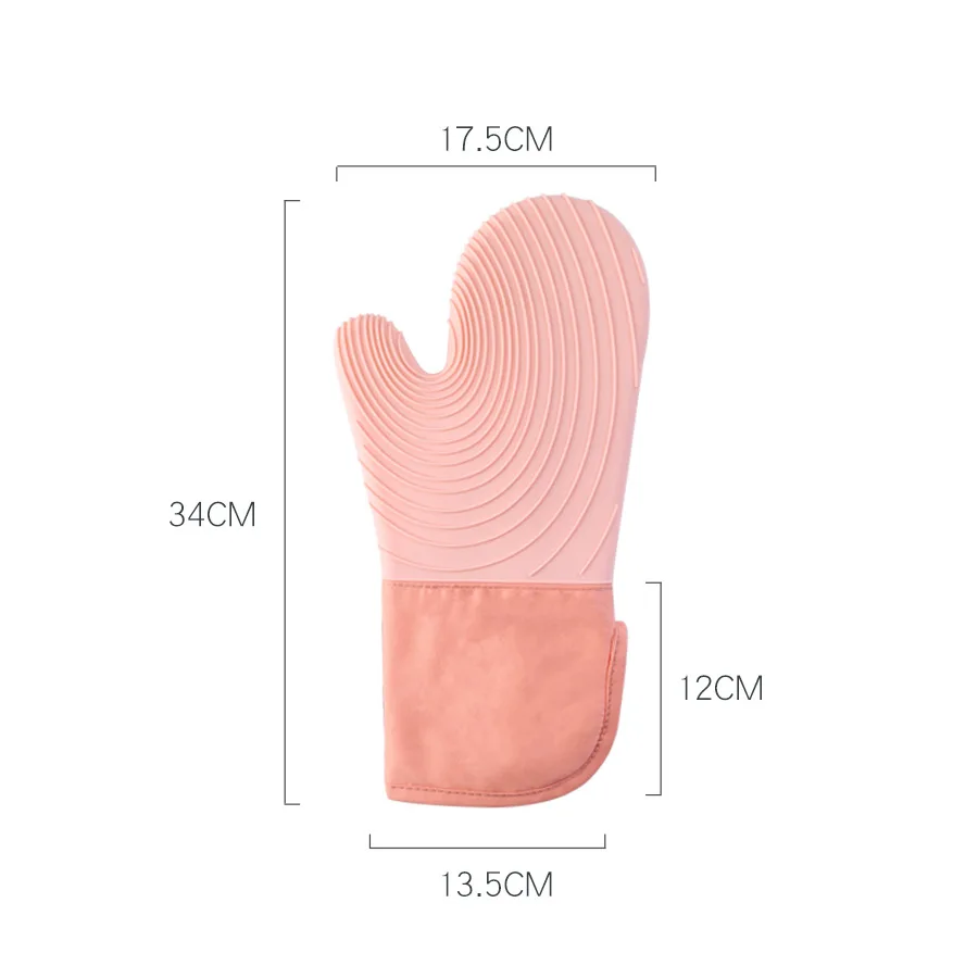 

1 Pcs Silicone Glove Kitchen Tools Heat Resistant Silicone Glove Cooking Baking BBQ Oven Pot Holder Mitt Kitchen Kitchen Gloves