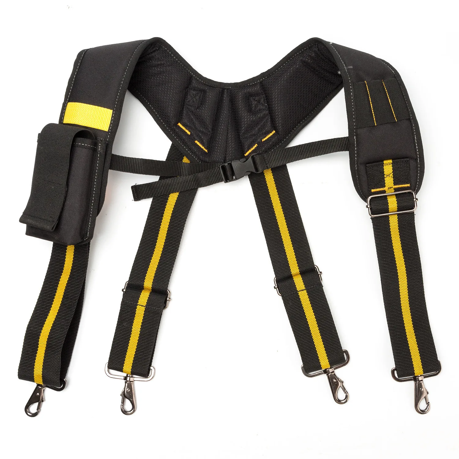 

Men X Type Tooling Suspender Hang Tool Bag Reducing Weight Multifunction Tooling Strap Heavy Work Tool Belt Braces Suspenders