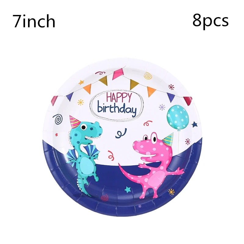 LISM вечерние принадлежности 8 шт. новинка 2019 одноразовые стаканчики с динозаврами