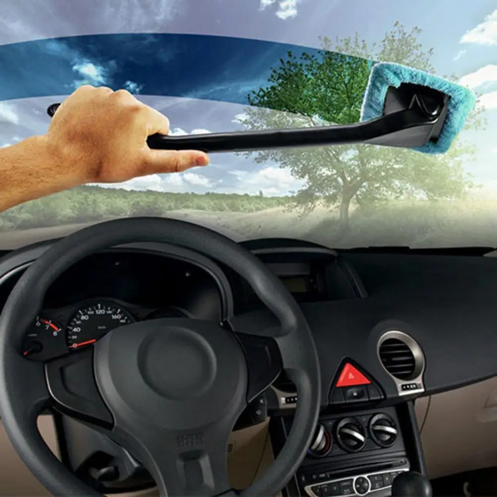 

Car Window Cleaner Long Handle Car Washing Brush Dust Remover Windshield Cleaning Tool Auto Accessories
