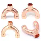 I.D 6,3589.612.71619 мм Концевая подача из чистой меди равна Y 3-сторонний переходник для сварочной трубы, фитинг для охлаждения кондиционера