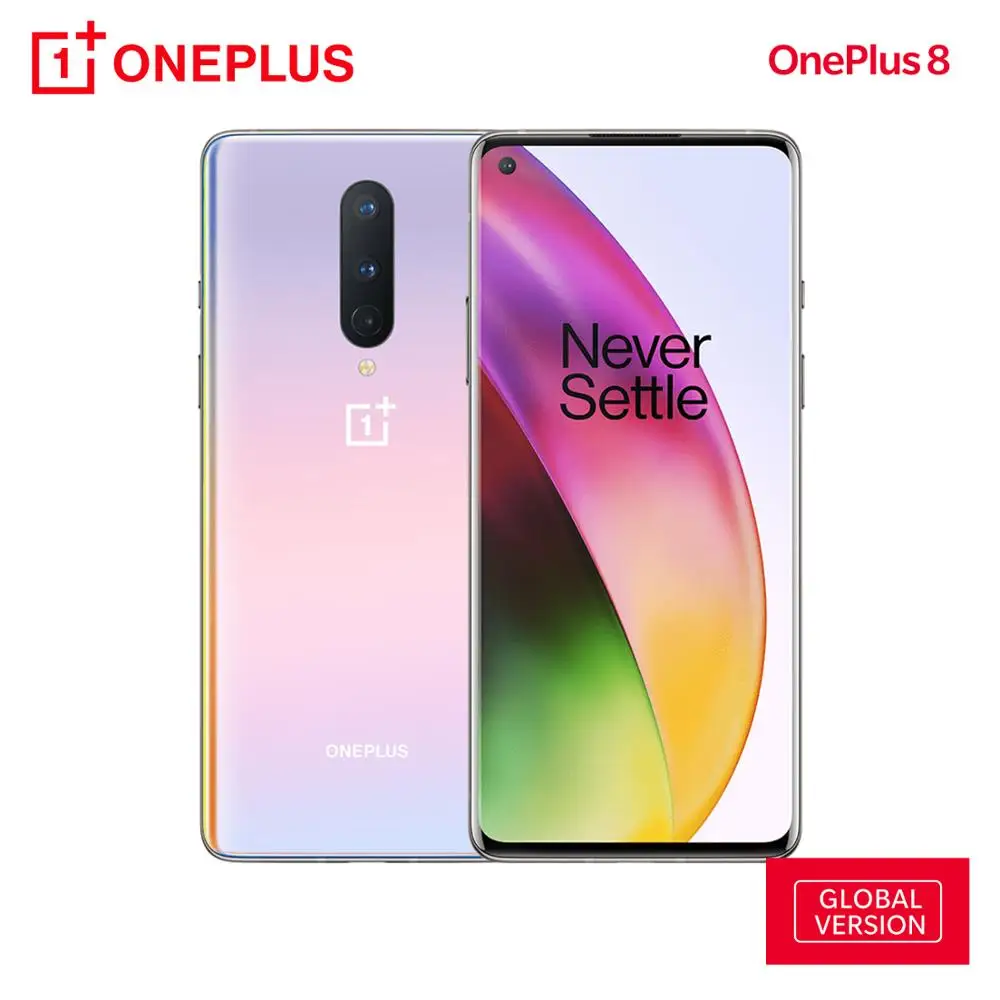 Смартфон OnePlus 8 5G глобальная версия 12 Гб 256 ГБ Восьмиядерный процессор Snapdragon 865