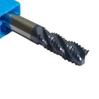 3pcs 3 flutes 6mm roughing end mills spiral router bit milling cutter cnc tools d625d675 hrc55