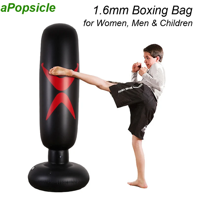 1 6 м вертикальный надувной боксерский мешок рефлекторная база воды сброс