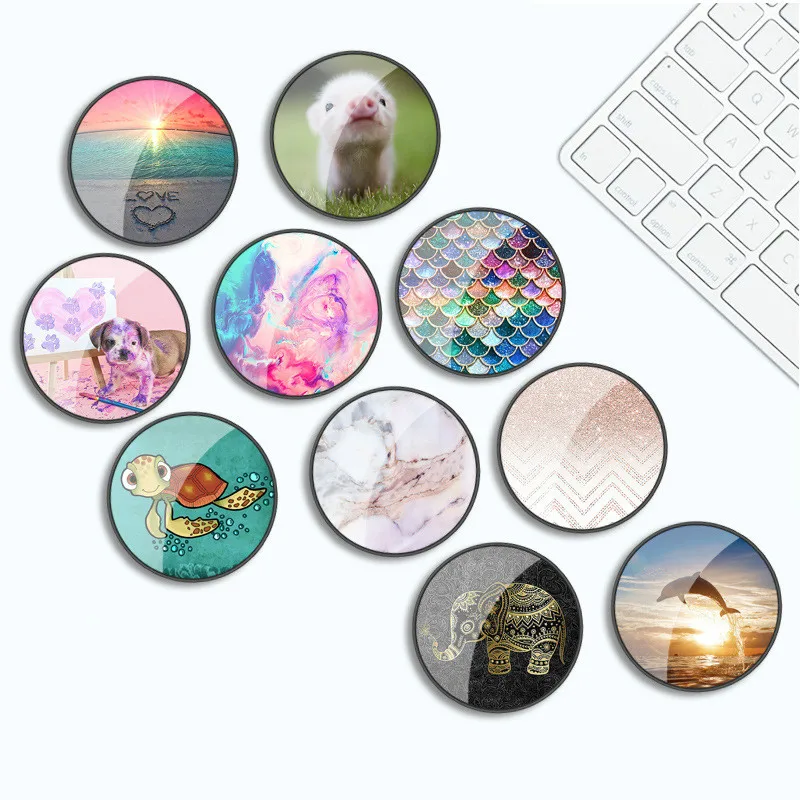 

ZUCZUG lovely unicorn Painted Foldable Phone Stand Holders For Smartphones and Tablets Mobile Phone Universal Finger Ring Holder