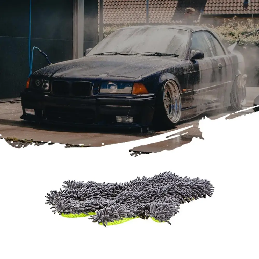 

5 Fingers Car Wash Gloves Car And Motorcycle Cleaning Brush Wash Drying Towels Car Styling Cleaning Window Wash Gloves