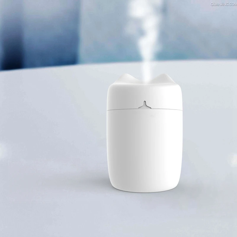 USB увлажнитель ультразвуковой воздуха мини портативный бесшумный светодиодный