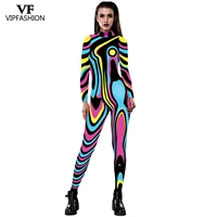 vip fashion new movie cosplay printed lycra zentai fancy jumpsuit halloween costumes for women
