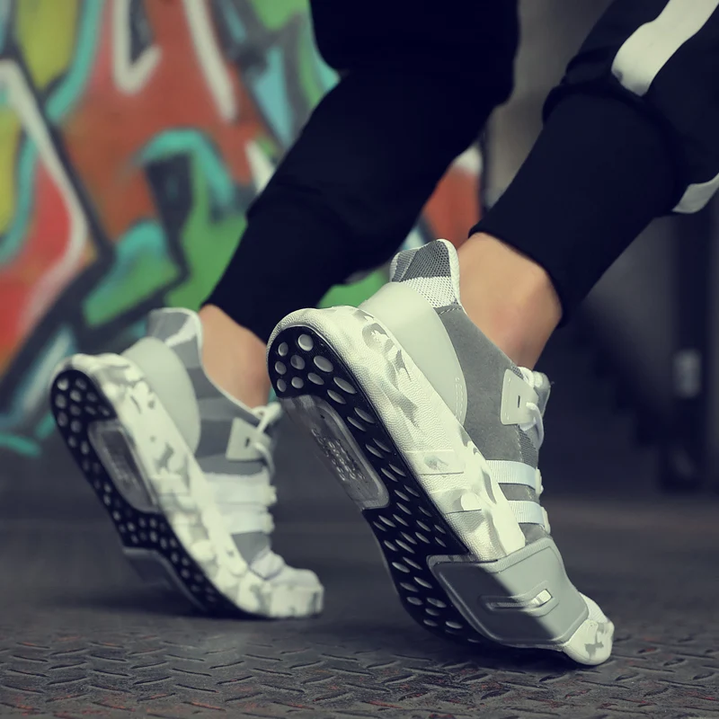 2019 осенние мужские камуфляжные кроссовки rockrunner eqt модная обувь повседневная