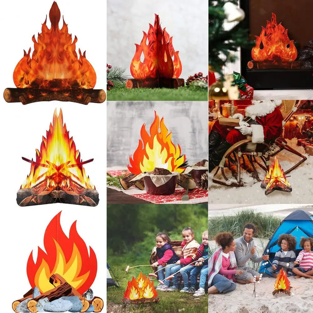 

Creative Modeling Home Decor Safe Artificial Campfire for Summer Camp