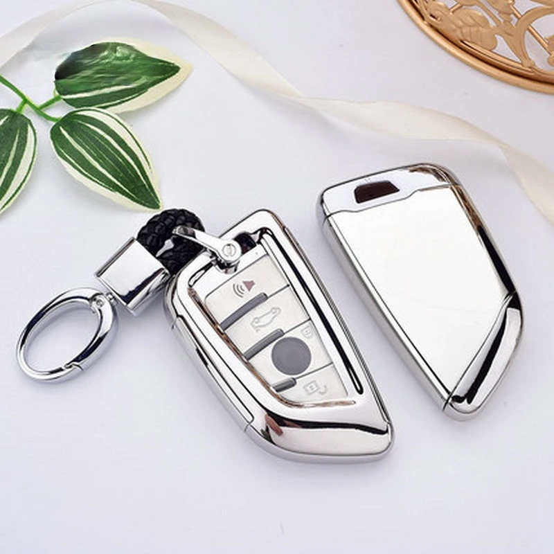 

PC+TPU Car Key Case Key Cover Key Shell Protector for BMW X5 F15 X6 F16 G30 7 Series G11 X1 F48 F39 Accessories Car Styling