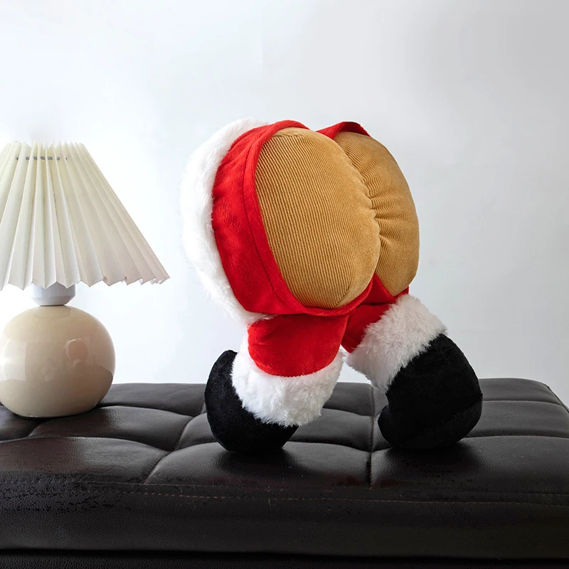 

Santa Claus Plush Butt Legs Pillow Christmas Decorations for Xmas Tree Fireplace Pendant Funny Ornament