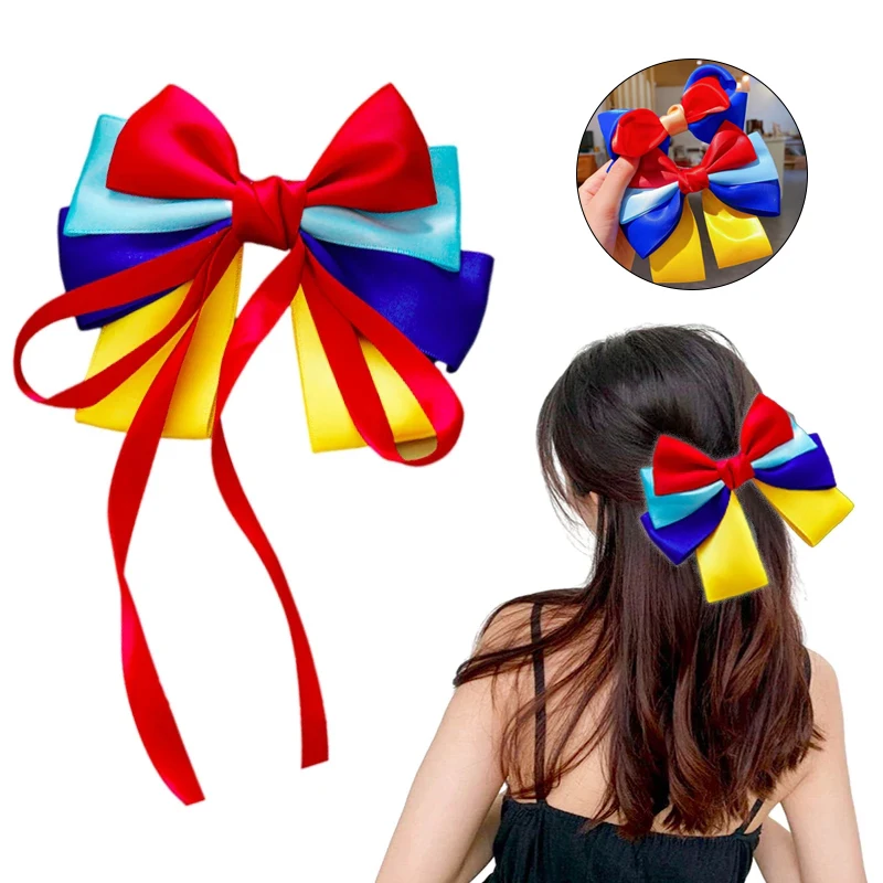 

Длинная лента, бант, шпилька для женщин и девушек, аксессуары для волос в Корейском стиле, 2022