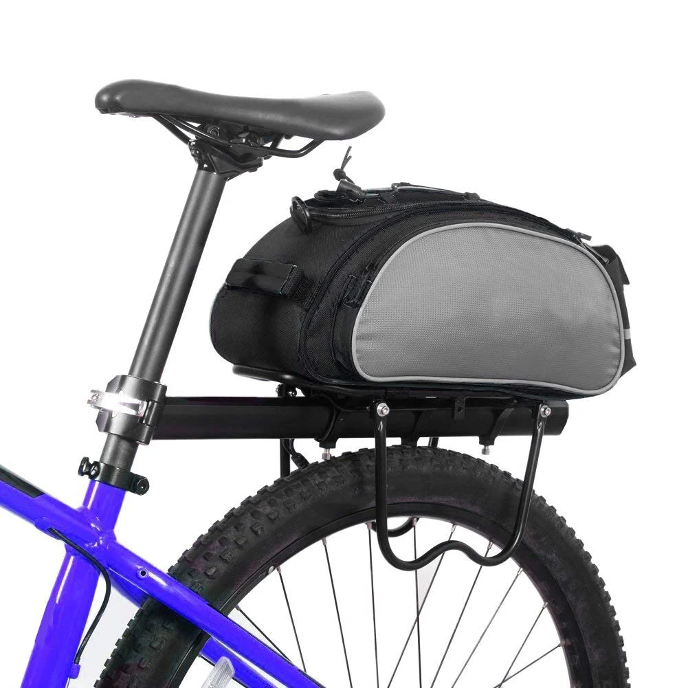 

13L MTB Bicycle Rack Bag Waterproof Cycling Bike Rear Seat Cargo Bag MTB Road Bike Rack Carrier Trunk Bag Pannier Handbag