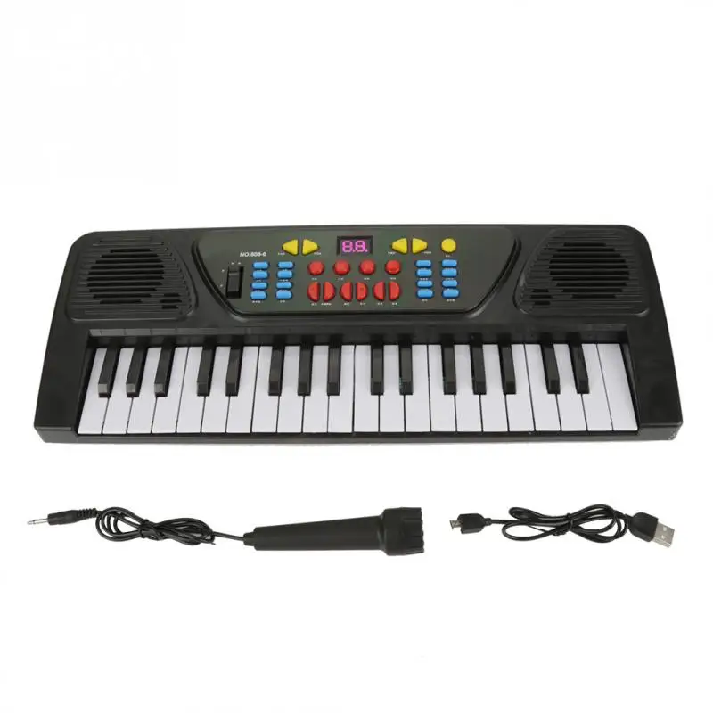 Дети 37 клавиш мини моделирование электрическая клавиатура пианино игрушка с