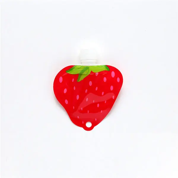 strawberry Фиолетовая 1 шт. дорожная складная сумка для дозирования, портативная косметическая сумка для шампуня, лосьона, контейнер с трубкой, сумка для выдавливания, аксессуары для путешествий Viajes - Цвет: strawberry
