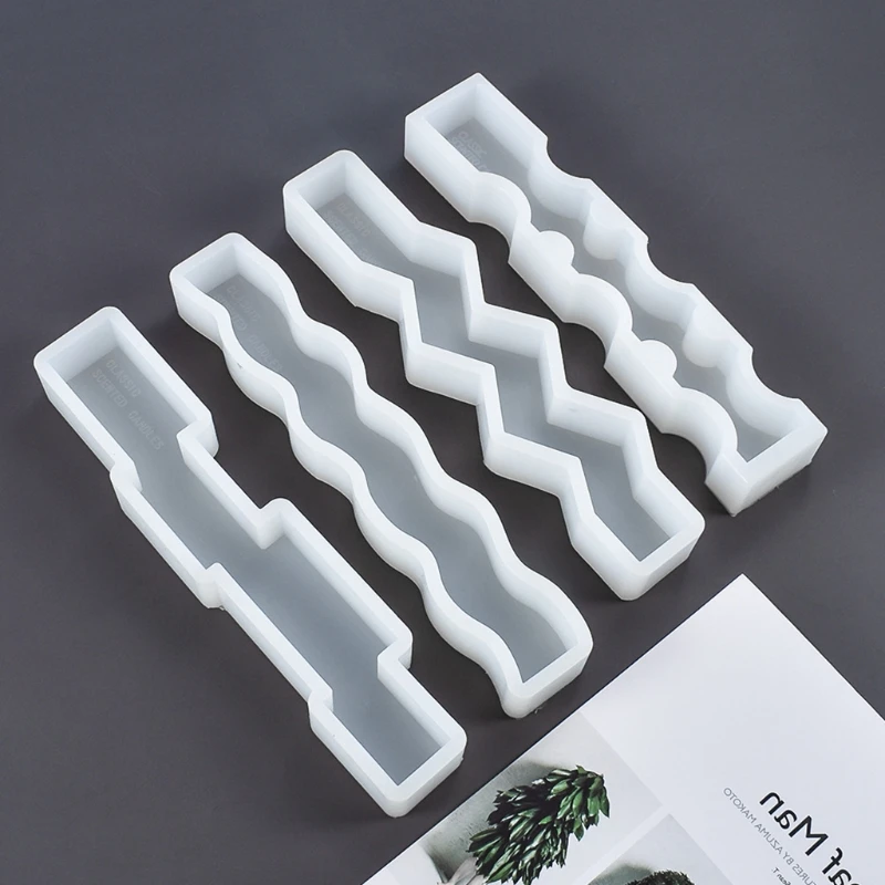 

Resin Mold Irregular Strip Geometric Candle Aromatherapy Plaster Silicone Mould