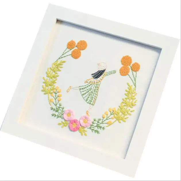 Вышивка для Девушки мечты Европейский комплект вышивки простой трехмерный Набор