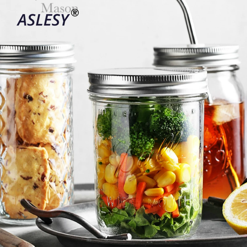 Каменная банка Стеклянная бутылка с крышкой кофейная кружка фруктовый соус