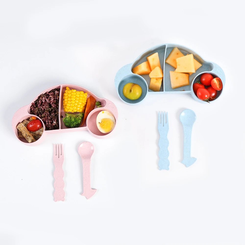 3 шт./компл. пшеничной соломы для занятий спортом детей чаши посуда с рисунком