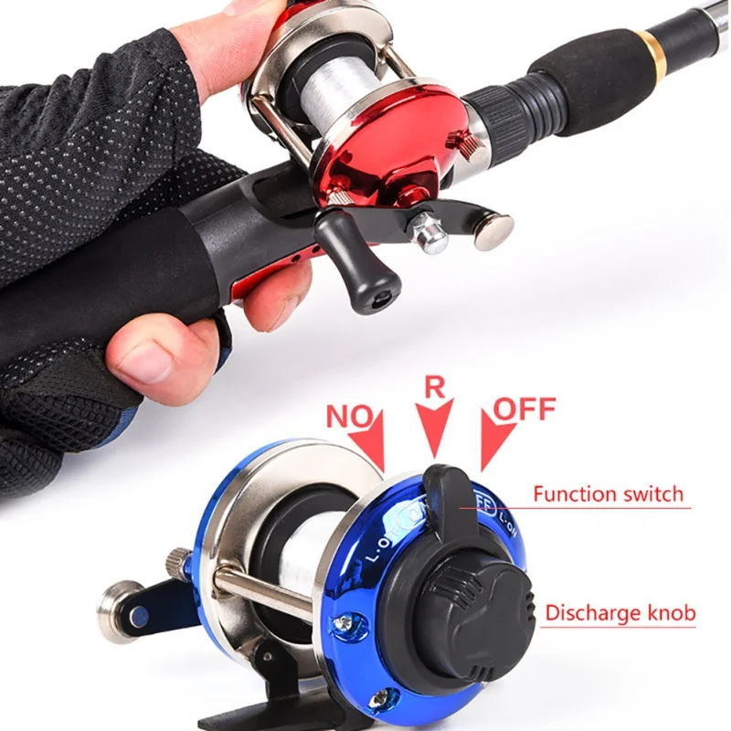 

Winter bait-throwing reel mini metal bait-throwing boat 50m/164.04ft steel wire fishing reel fishing reel tool with wire