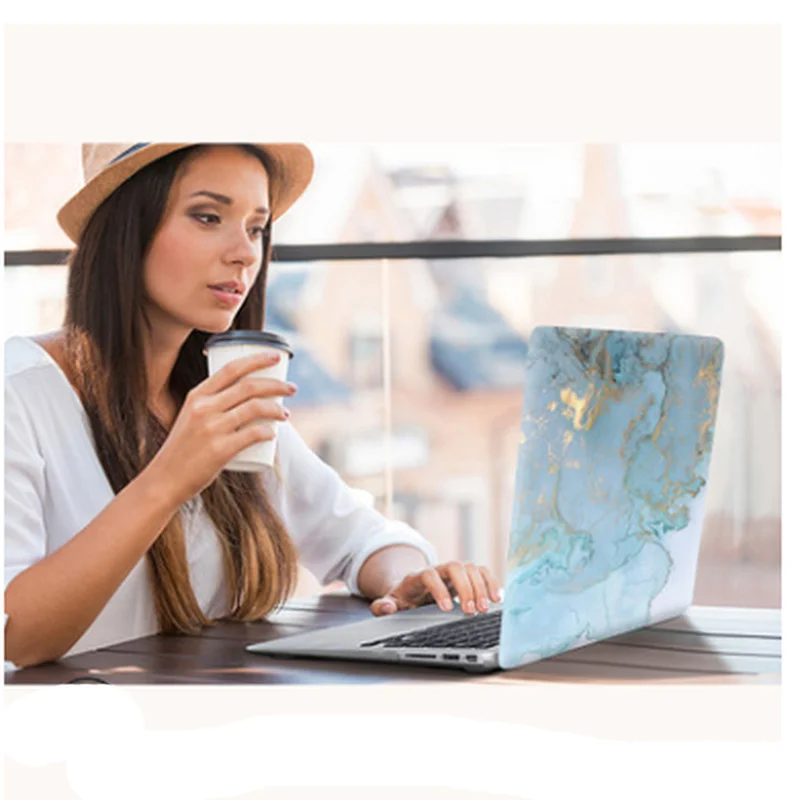 Мраморный чехол для ноутбука APPle MacBook Pro Air Retina 11 12 13 15 Mac Book 4 3 дюйма с сенсорной
