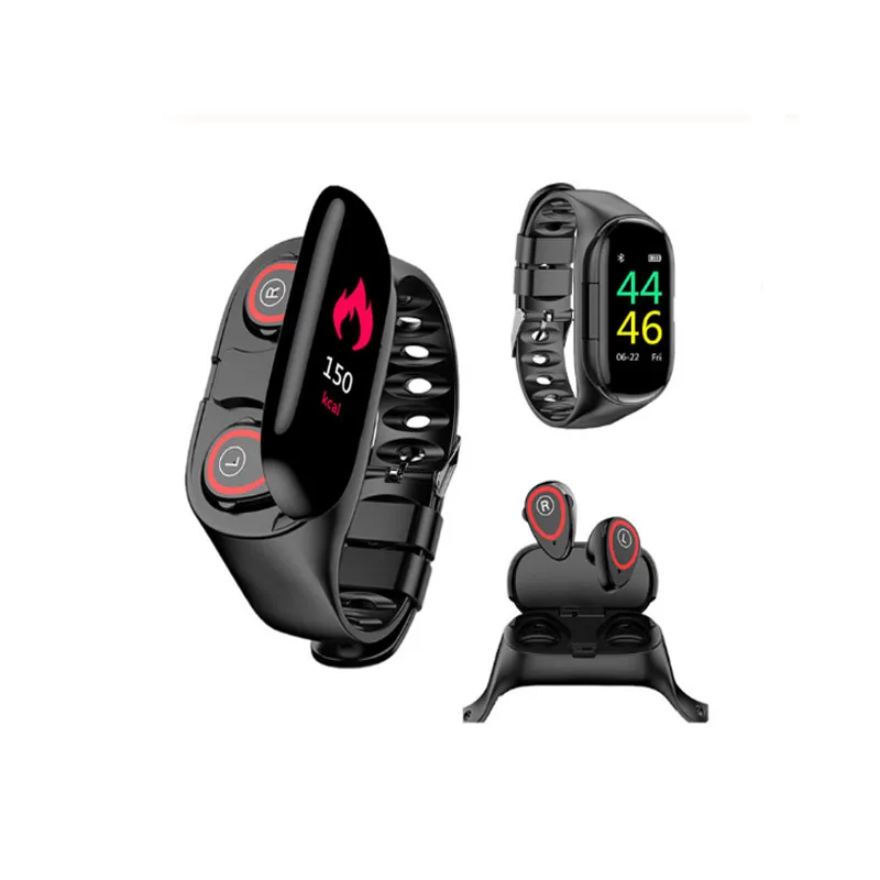 M1 новейший монитор сердечного ритма женские умные часы мужские с мини Bluetooth