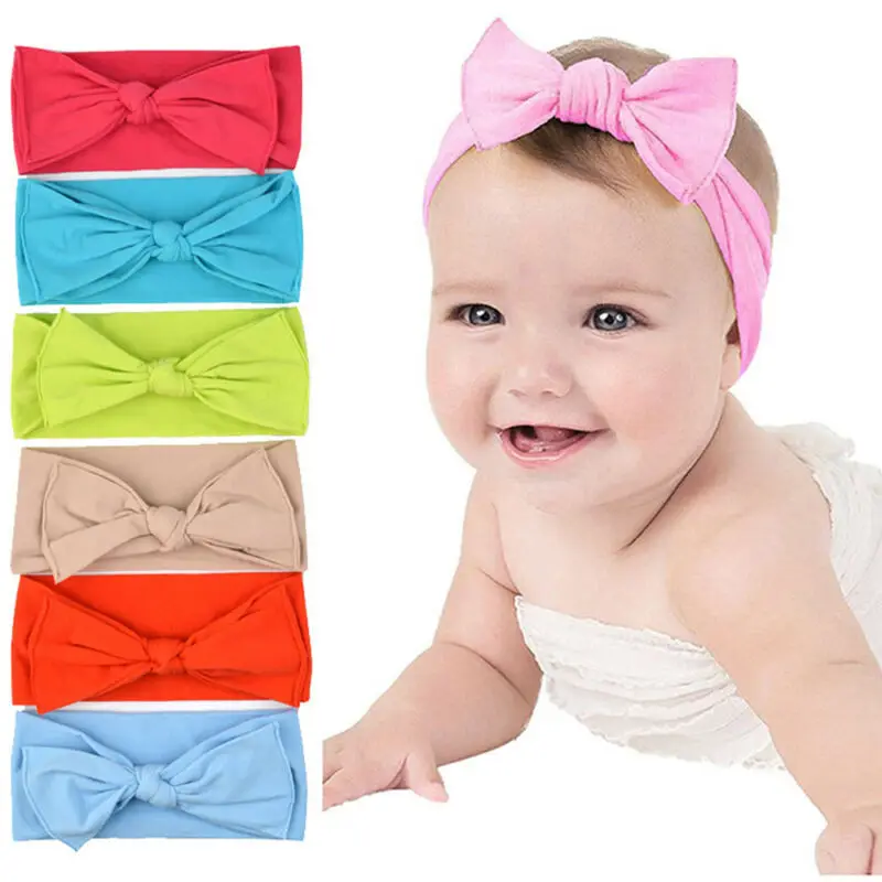 Повязка на голову с бантиком в виде кролика для маленьких девочек|Аксессуары