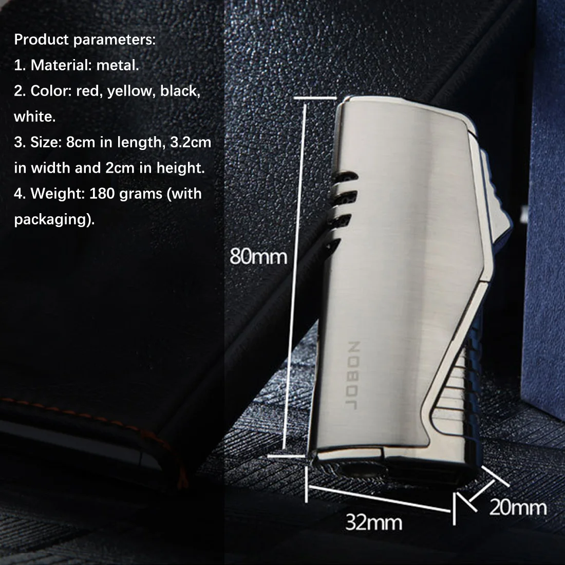 

Metal Lighter Fashion Triple Torch Jet Lighter Cigar Lighter Blue Flame Color Windproof Lighter Cigarette Accessories Gift