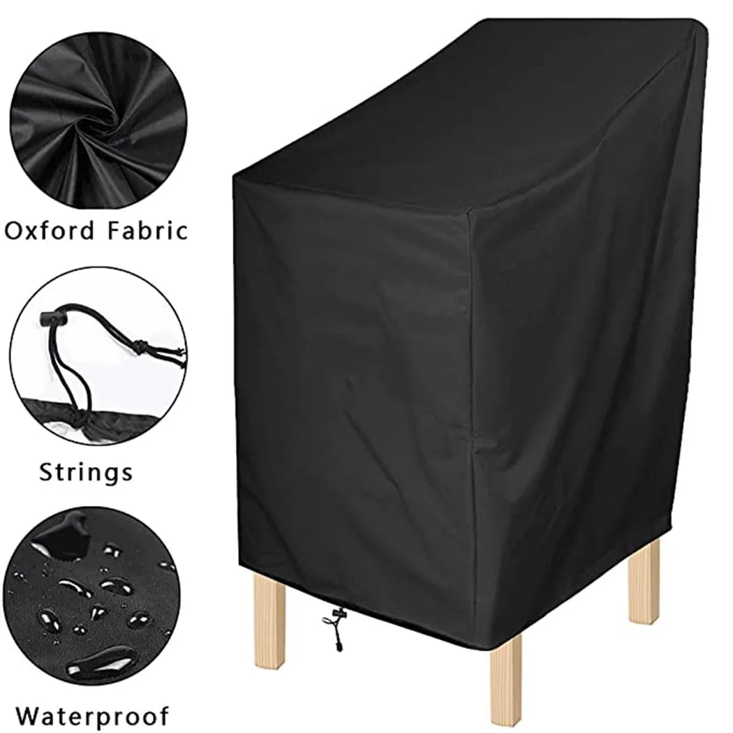 

1 *Protective Cover Garden Stacking Chair Cover Waterproof Patio Chair Cover * 100% Brand New And High Quality