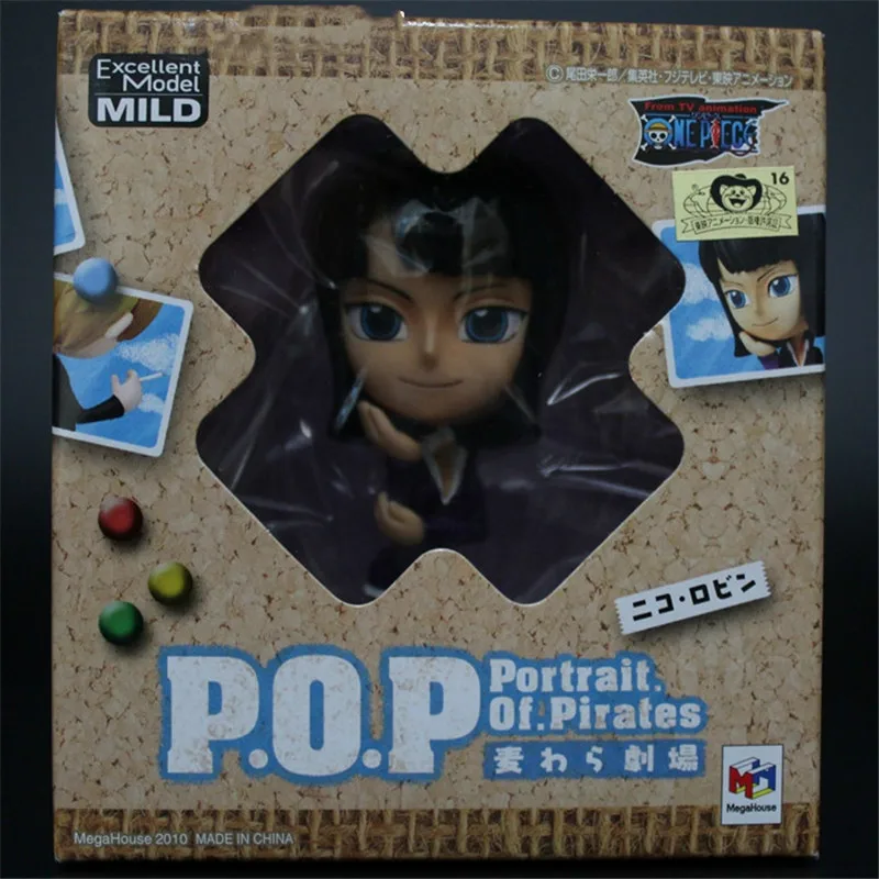 

4" Anime One Piece Nico.Robin Miss.Allsunday Q Version Golden Cat Sticker Original Version PVC Action Figure Toy BOX 10CM Q317