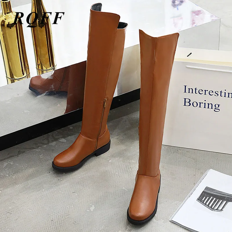 Цвет коричневый черный 2019-2020 Сезон осень-зима женские ботинки с высоким