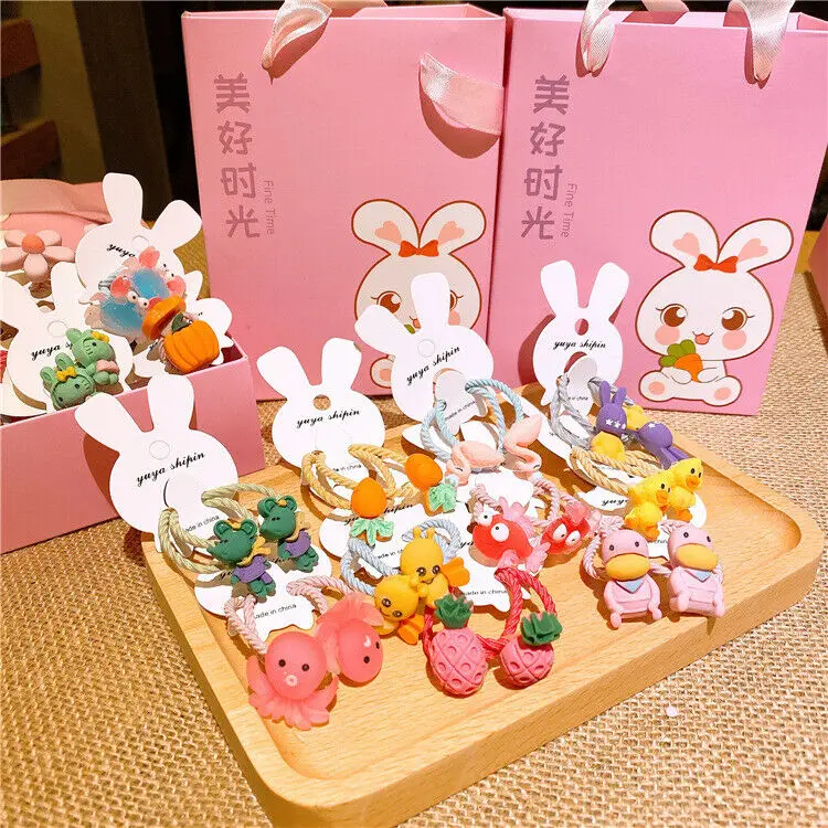 Британское детское кольцо для волос с героями мультфильмов Подарочная коробка