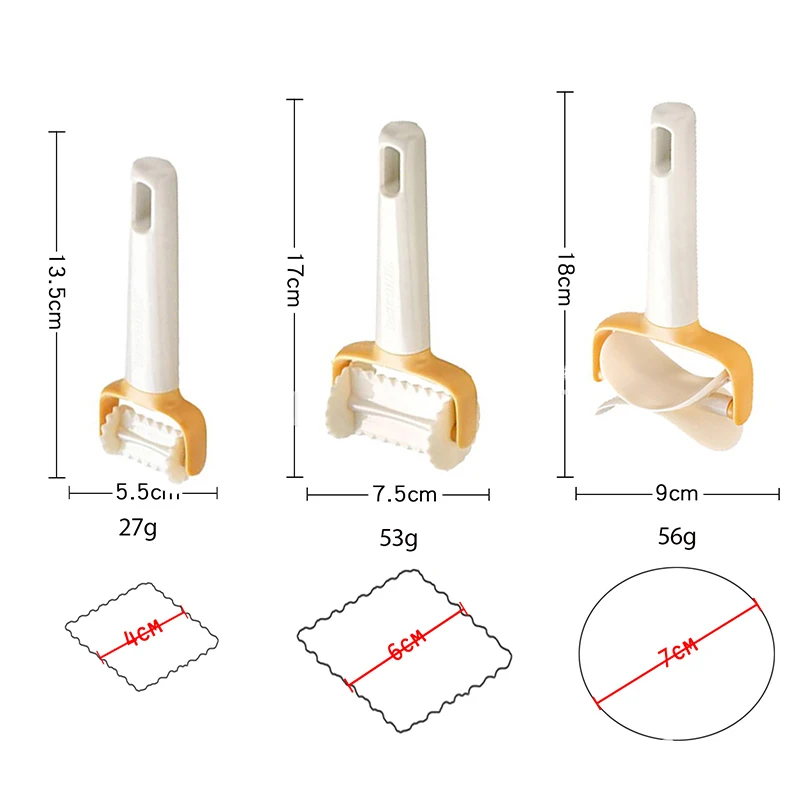 Кондитерские инструменты Круглый квадратный раскатной нож для теста пельменей