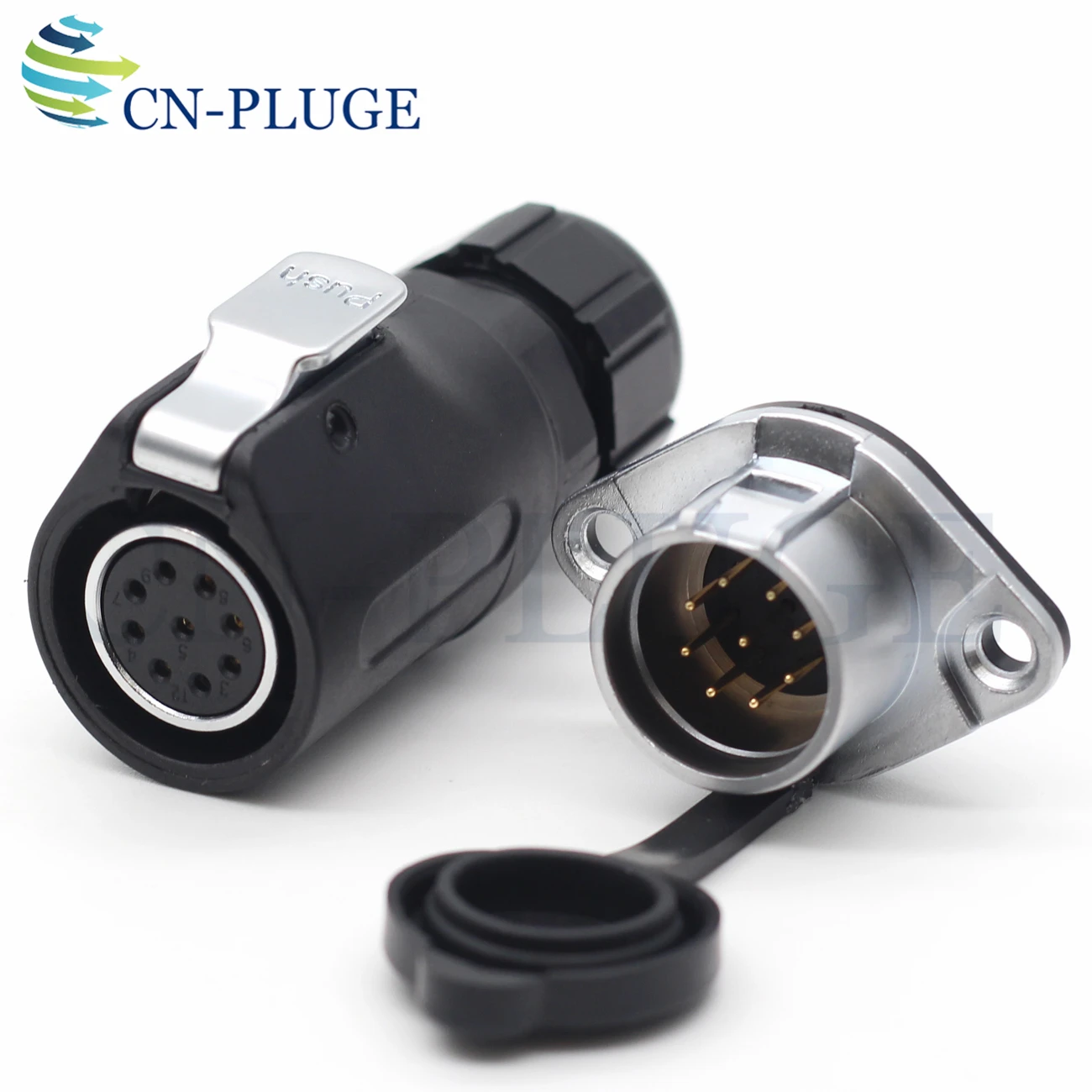 XHP20 9 контактный светодиодный светильник Электрический водонепроницаемый разъем