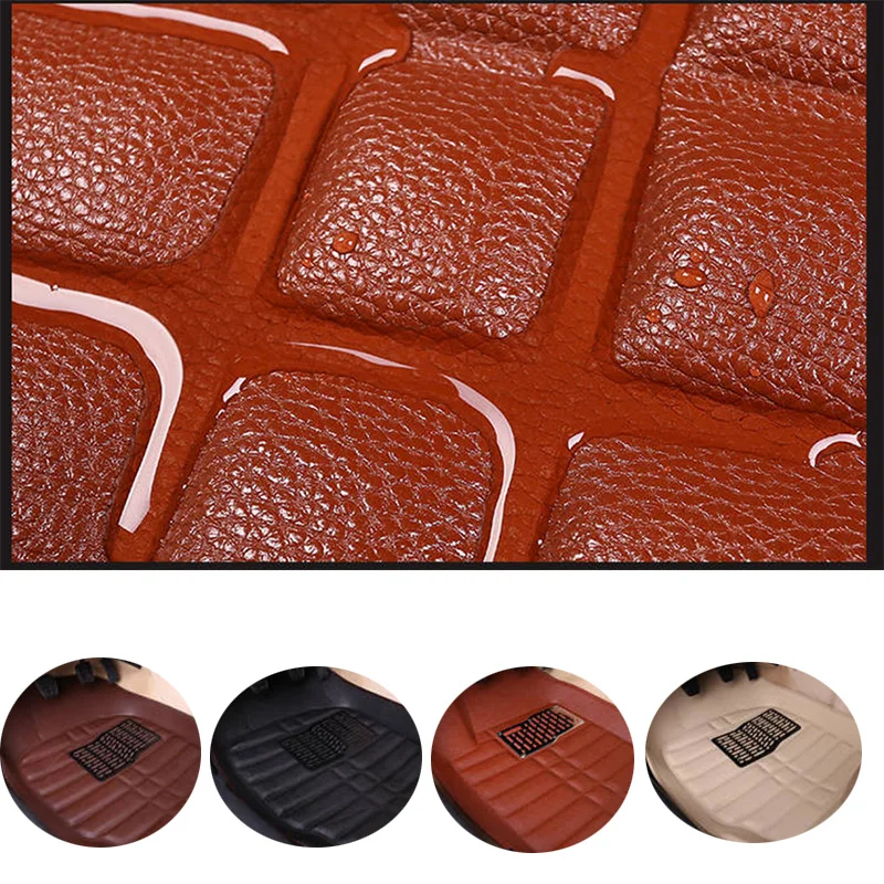 Leather universal car floor mats for bmw f10 x5 e70 e53 x4 f11 x3 e83 x1 f48 e90 x6 e71 f34 e30 waterproof accessories | Автомобили и
