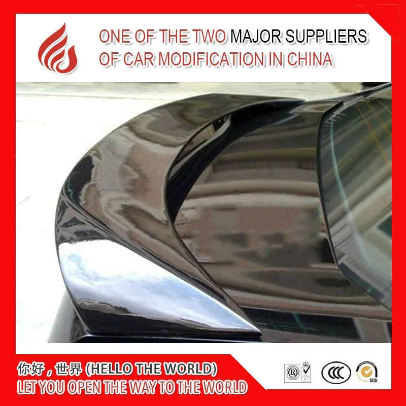 Новый дизайн черный и белый спойлер из АБС-пластика или праймер неокрашенный