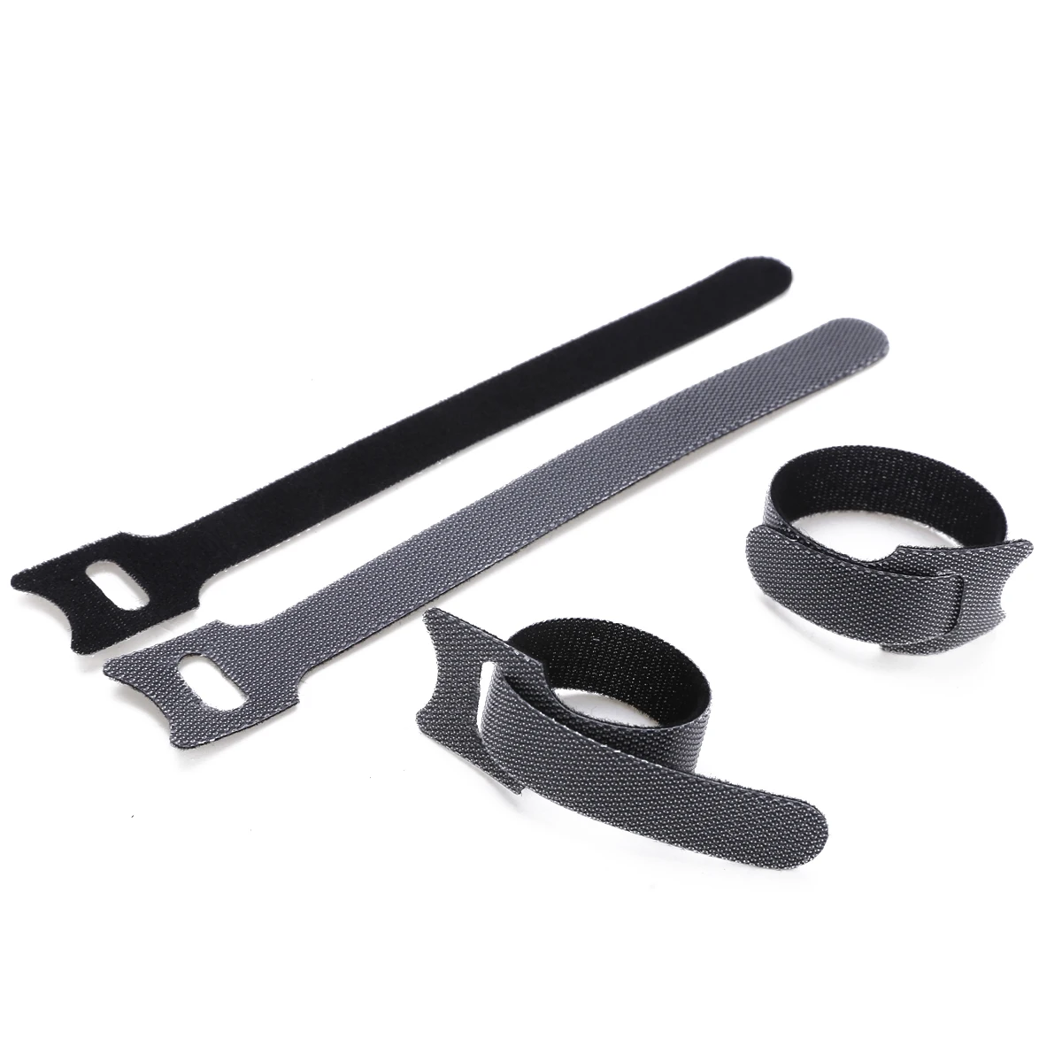 Mayitr намотка кабеля 50 шт. черный кабель нейлоновый ремешок многоразовый крюк