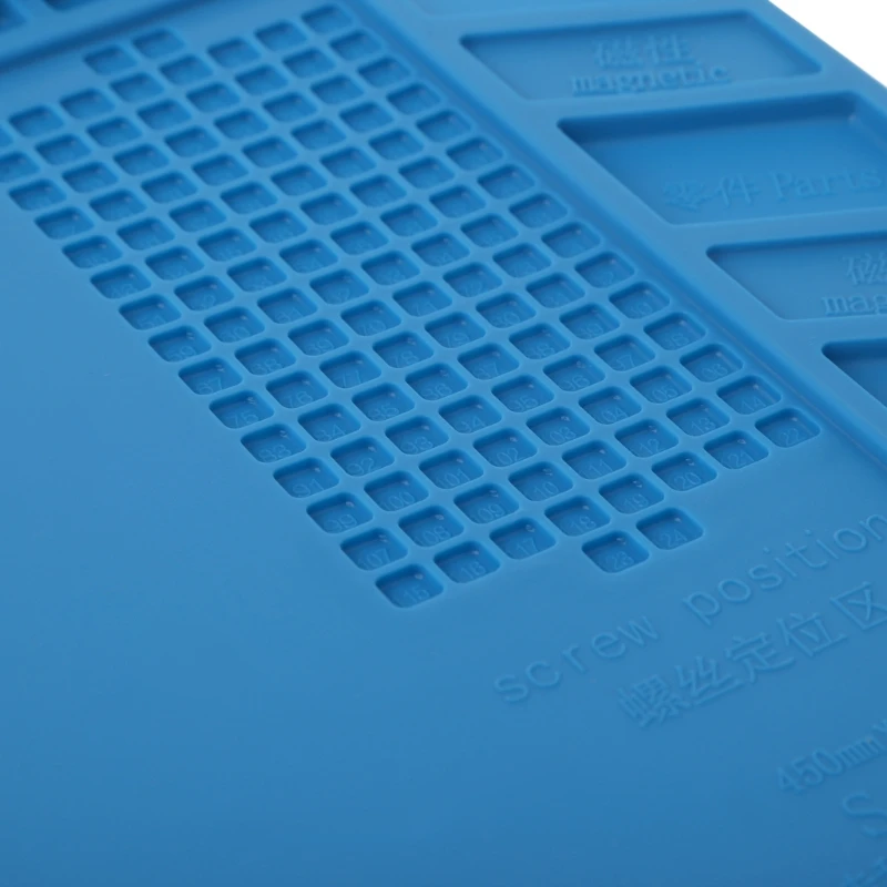 

425D 45x30cm Heat Insulation Silicone Pad Desk Mat Maintenance Platform For BGA Soldering Repair Station