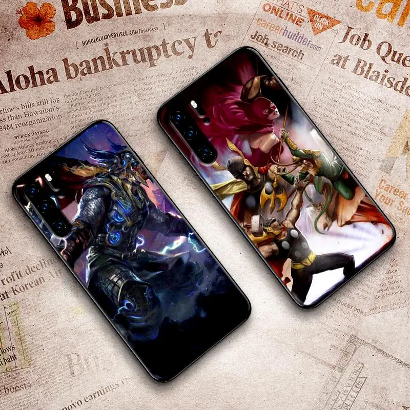 Локи Тор Черный силиконовый чехол для huawei Y6 Y7 Y9 Prime 2018 2019 Nova 2i 3 4 3i Lite Коврики 10 20 Pro |