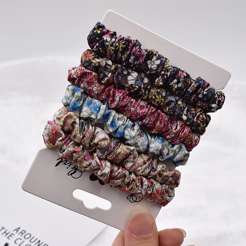 6 шт./лот модные простые базовые эластичные резинки для волос резинка повязка на