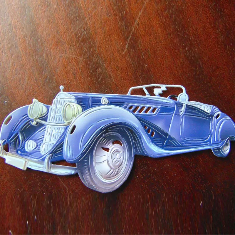 Классический металлический трафарет с пузырьками для автомобиля роскошный