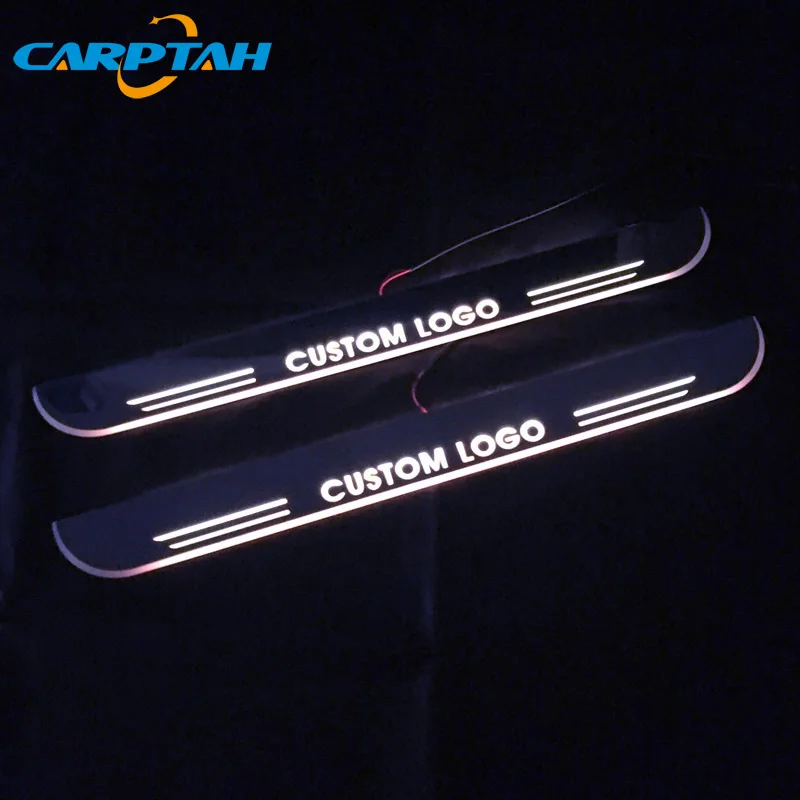 CARPTAH отделкой педаль автомобиля внешние Запчасти светодиодный порога Накладка